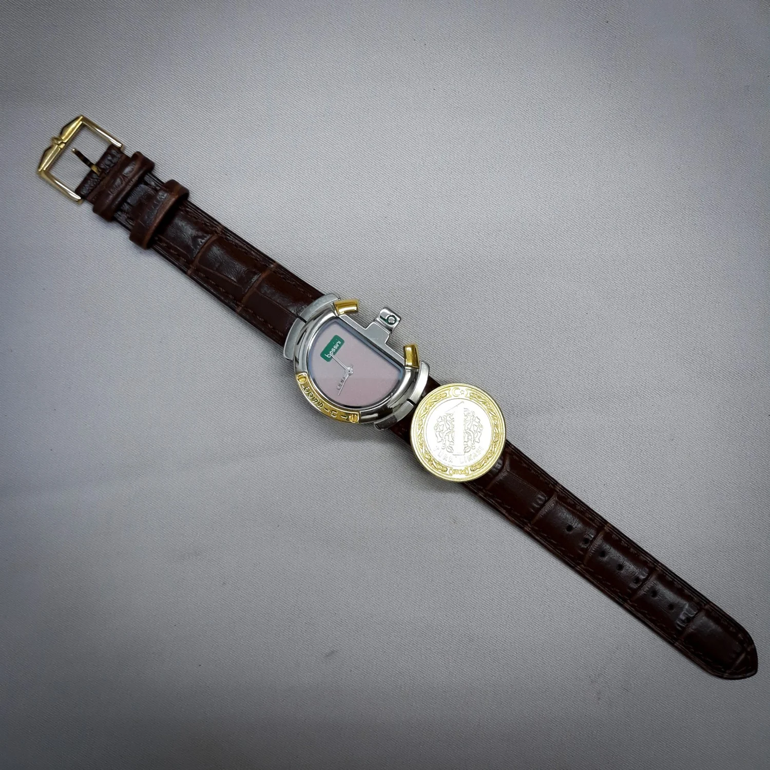 Bossini Alsaat Vintage Unisex Kol Saati - Thumbnail 3