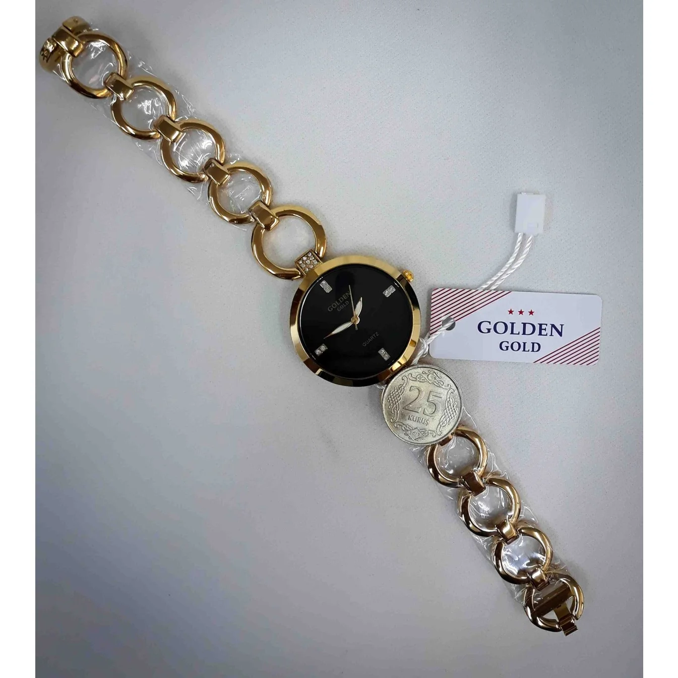 Golden Gold Alsaat Vintage Kadın Saati - Thumbnail 3