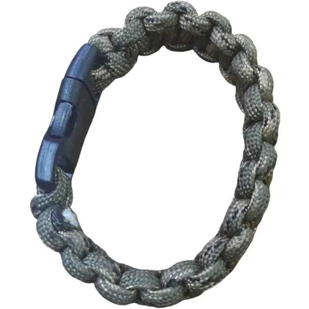 Paracord El Yapımı Paraşüt Ipi Klipsli Bileklik - Thumbnail 4