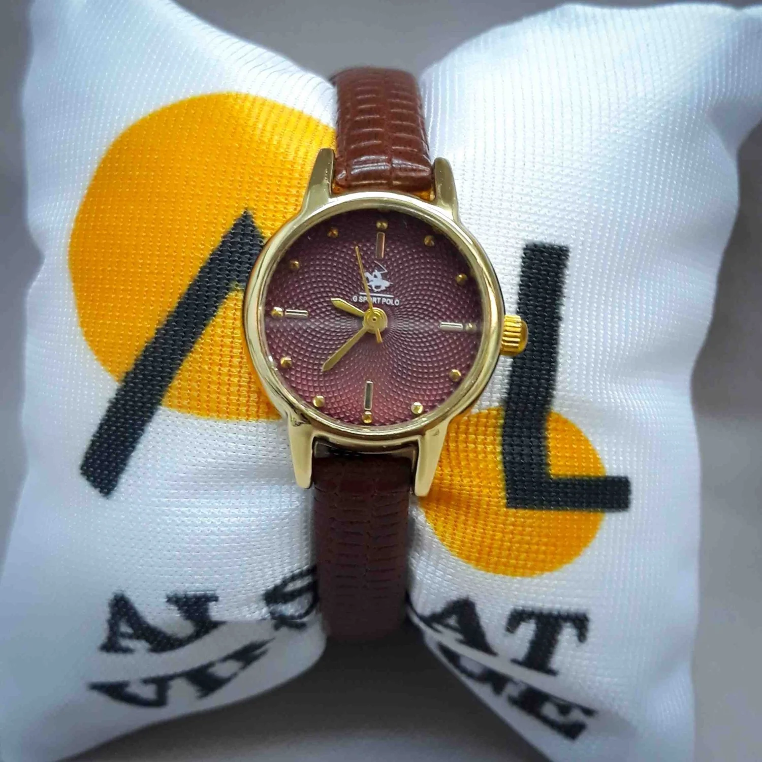 G Sport Polo Alsaat Vintage Kadın Kol Saati - Görsel 1