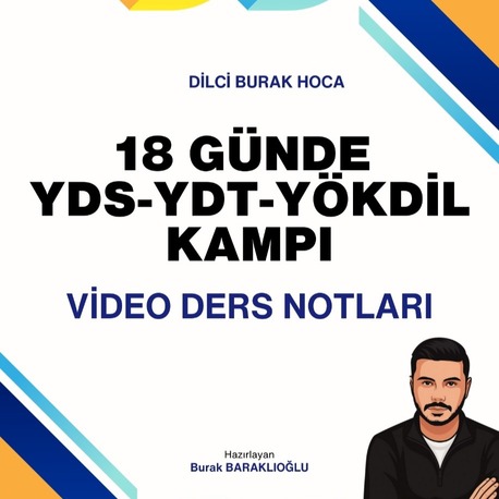 18 Günde YDS–YDT–YÖKDİL Kampı Video Ders Notu