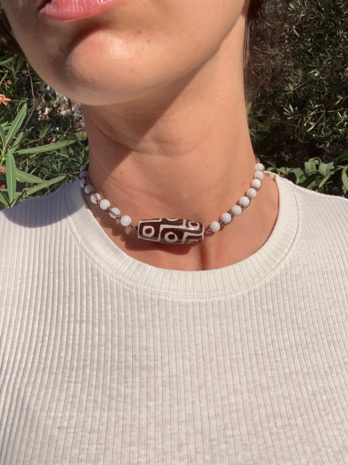 TİBET AKİK SERİSİ CHOKER NO I - Görsel 1