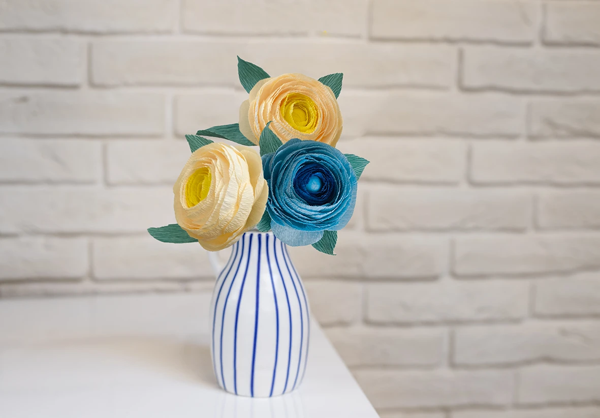 Limon Ranunculus / Kağıt Çiçek - Thumbnail 3