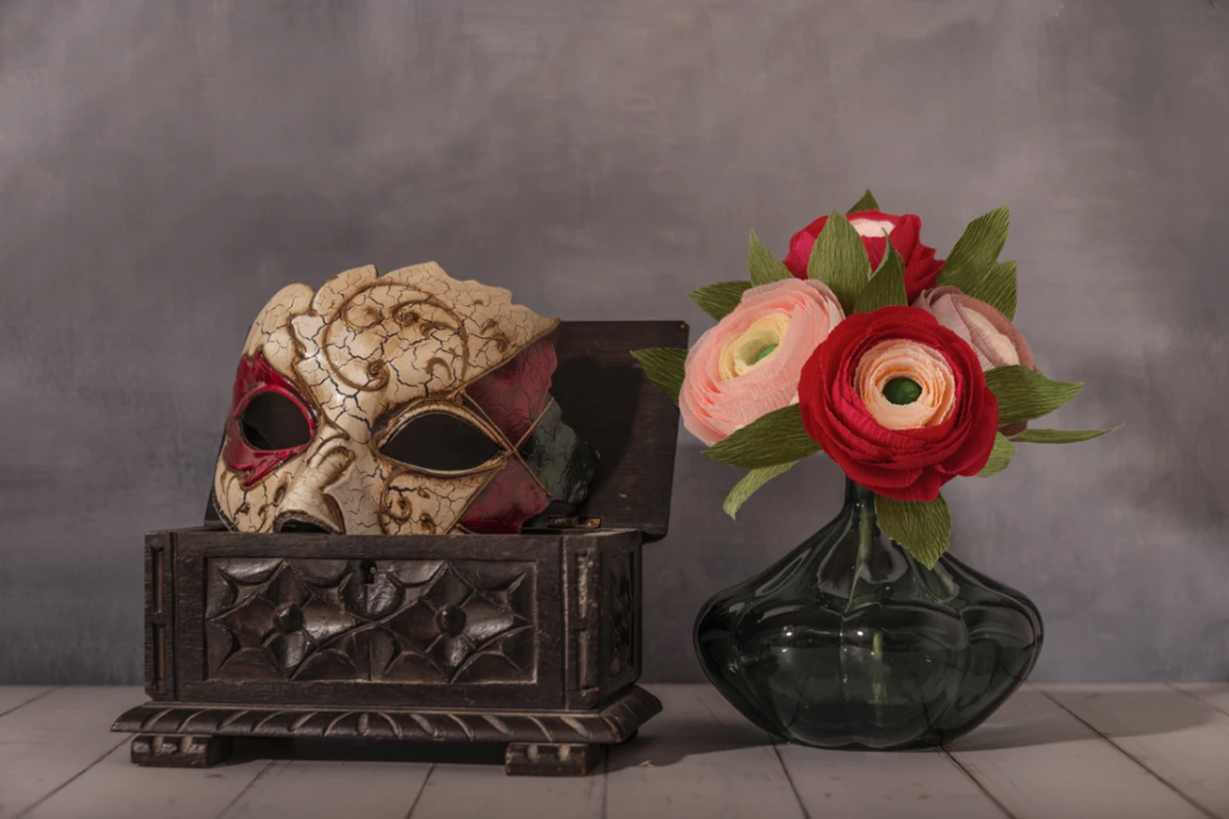 Pudra Ranunculus/ Kağıt Çiçek - Thumbnail 3