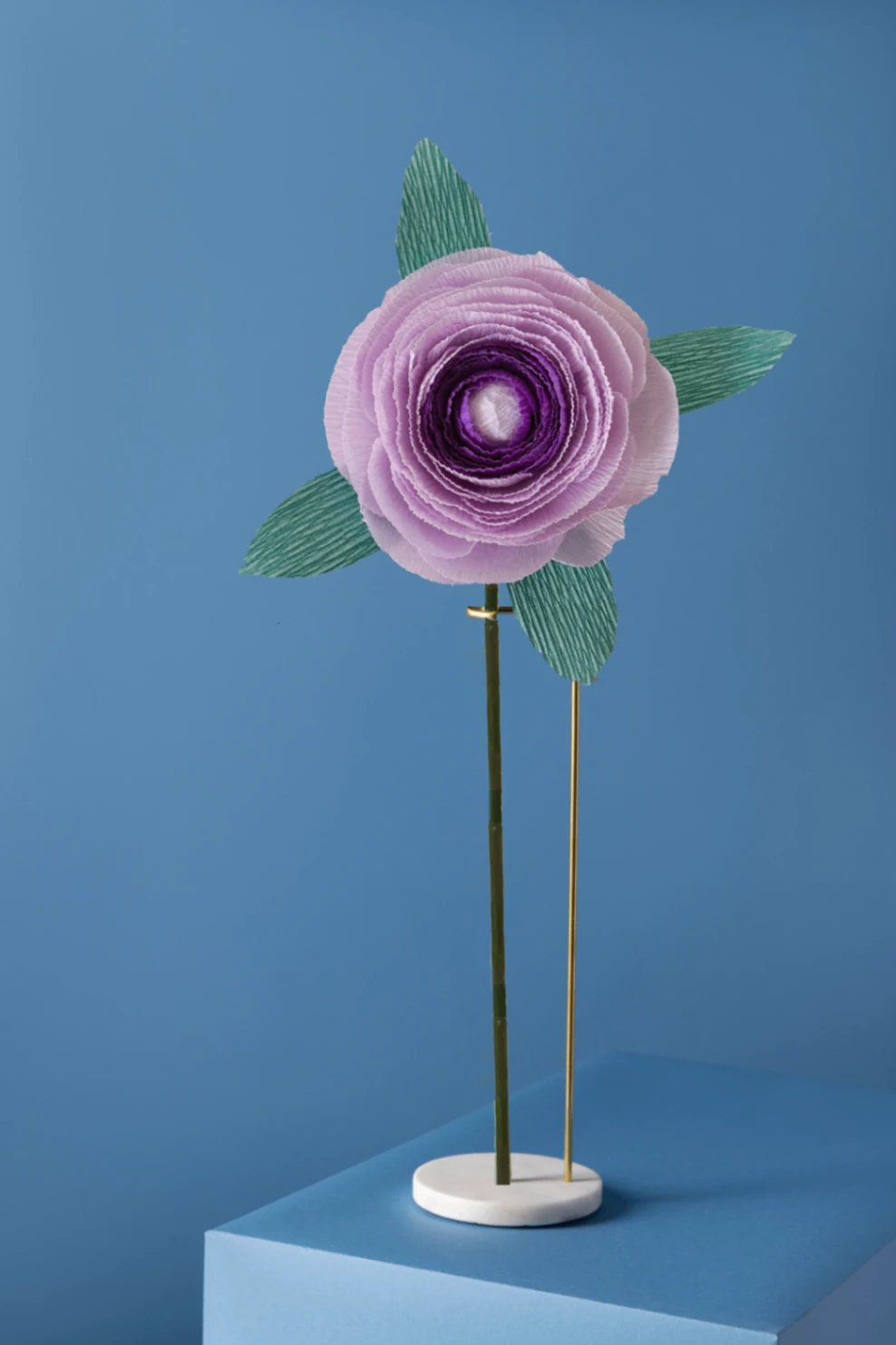 Lila Ranunculus/Kağıt Çiçek